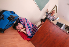 Serena Marcus & Giovanni Francesco in My First Sex Teacher - Sex Position 1