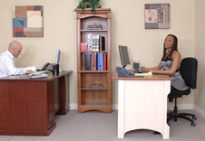 Roxy Reynolds & Derrick Pierce in Naughty Office - Sex Position 1